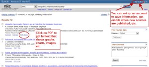 Searching PubMed (PMC)