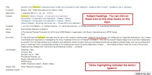 Record for Parthenon DVD.