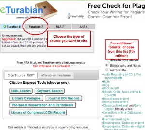 Using eTurabian 1